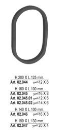 02.044~~OVALE RING H 200X125MM 12X6MM