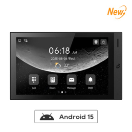 Dnake Full IP binnenpost 10"PRO Android 15 zwart met Wifi Art nr. DNK-H618G PRO  (NE)