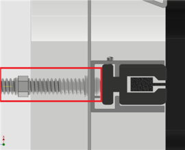 Kit met bevestigingsmateriaal snelloopdeur ZIPGo Art nr. 105584  (SE)
