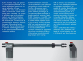 Quiko EON 400FX superfast 230v. professional. 1x rechter motor set, voor poorten met vleugels van 1,5 tot 4 meter en tot 700kg(QU)