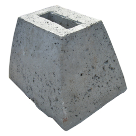 Beton vergrendelblok,  Poortstop, laag t.b.v tuinpoort Art. nr. BETONAANSLGBTP  (TH)
