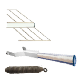 SEA slagboom arm VELA kit 5,5m met dubbele rok Art nr. BAS711  (NE)