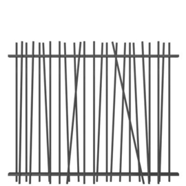 Spijlenvak Mykadoo pro 2000 - h.o.h. max. 110 mm - thermisch verzinkt en gecoat RAL7016 Art. nr. VAMYVV70162000  prijs per Stuk(s) excl. BTW