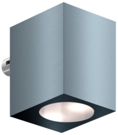 CUBE55-230V-7016 - Architecturale kubusvormige wandverlichting, 55mm breed, 230Vac RAL7016. Art nr. LOC1231 7016