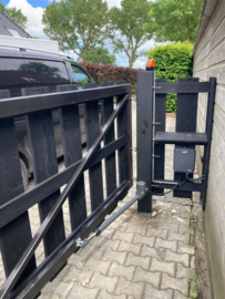 Rechter motor set Quiko EON 600 230v. professional. voor poorten met vleugels van 1,5 tot 6 meter en tot 1200kg.  (QU)