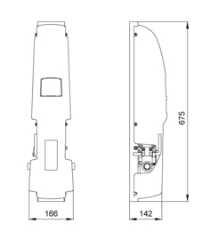 633353~~DEA Garagepoortmotor 230V met encoder, zonder sturing