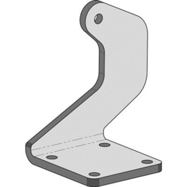 Sommer Paalbeslag gebogen 100/160 R voor Twist XL Art nr. 103310  (SE)