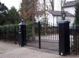 Quiko Sub Professional, ondergrondse poortopener set voor 2 vleugels tot 3 meter en tot 350kg .  Art.0700  (QU)