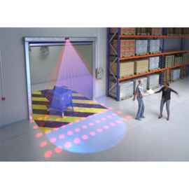 Hotron Kabuto Industriële deuractivator radar met presence beveiliging Art nr. RAD515  (NE)