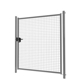 Enkele tuinpoortset met gaasvulling 1500x1800 - RAL7016 Art. nr. TPS7016150180S  prijs per Set excl. BTW