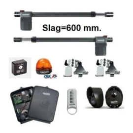 Quiko EON 600 230v. professional. voor poorten met vleugels van 1,5 tot 6 meter en tot 1200kg. Art. 0650  (QU)