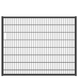 Tuinpoortvleugel 2000x1600 mm met dubbelstaafmatvulling - RAL7016 Art. nr. TPTDM7016200160 prijs per Stuk(s) excl. BTW