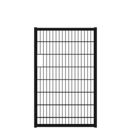 Tuinpoortvleugel 1000x1600 mm met dubbelstaafmatvulling - RAL9005 Art. nr. TPTDM9005100160 prijs per Stuk(s) excl. BTW