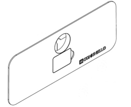 Deksel motorbehuizing voor Condor 500 Art nr. 104683  (SE)