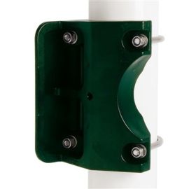 Tuinpoortslotvanger kunststof voor Ø60 mm - RAL6005 Art. nr. SKRZ600560 prijs per Stuk(s) excl. BTW