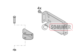 Sommer Paal- en vleugelbeslag Twist AM Art nr. 104743  (SE)