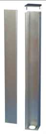 Column ALU 150x150 1.0m  Art.nr: PLT450