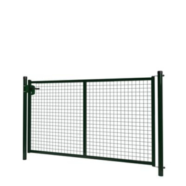 Enkele tuinpoortset met gaasvulling 2000x1250 - RAL6009 Art. nr. TPS6009200125S prijs per Set excl. BTW