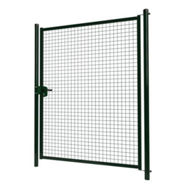 Enkele tuinpoortset met gaasvulling 1500x2000 - RAL6009 Art. nr. TPS6009150200S prijs per Set excl. BTW