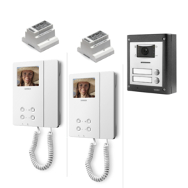 VIDEX  Videokit 6dr opbouw 2 beldrukkers 4k / 6K2 Art nr. VPK46261-2  (NE)