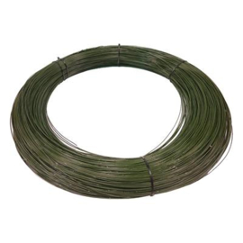 Binddraad 2,0 mm - geplastificeerd RAL6014 - op rol van 1900 mtr Art. nr. BD601414219 prijs per Rol excl. BTW