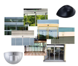 Radar detector / bewegings-schakelaar. K-18 radar. reageert op beweging. Voor vele toepassingen. ook voor alarminstallaties. Om uw deuren ed automatisch te openen / sluiten. (hangt boven elke automatische winkeldeur.)  (QU)