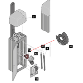 Sommer Eindschakelaar ALU/ASB-6010A/6010/5014A rechts Art nr. 104487  (SE)