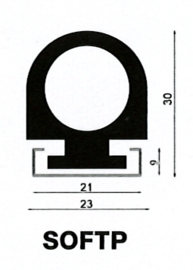 667051~~DEA SOFTP Profiel voor veiligheidsrubber voor minder slagkracht
