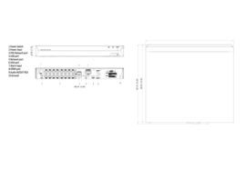 Entrya NVR4-16P2HA Netwerk Video Recorder 16 kanalen PoE Art nr. 105395  (SE)