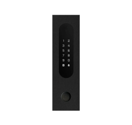 Fasttel FTBM26KPBF | Codeklavier/Badgelezer/Bluetooth/NFC: 1 relais, Wiegand, drukknop en Cloud. Bronze mat, inbouw, 62x211x30 mm (HO)