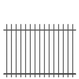 Spijlenvak Orion pro 1800 - h.o.h. 100 mm - sendzimir verzinkt en gecoat RAL7016 Art. nr. VAO1SV70161800 prijs per Stuk(s) excl. BTW