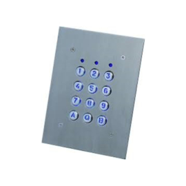 XPR codeKlavier inbouw, inox, metaal toetsen Art nr. COD4756  (NE)