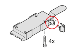 Sommer Slot + sleutel noodontgrendeling Twist UG/Mole Art nr. 105548  (SE)