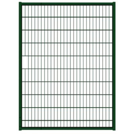 Tuinpoortvleugel 1500x2000 mm met dubbelstaafmatvulling - RAL6005 Art. nr. TPTDM6005150200  prijs per Stuk(s) excl. BTW