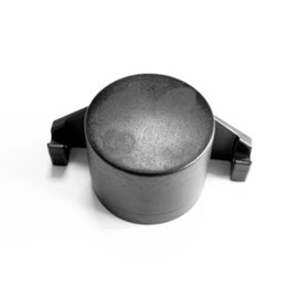 Tussenpaaldop kunststof Ø60 met ophanghaken voor dubbelstaafmatten Art. nr. PAALDOP900560HK prijs per Stuk(s) excl. BTW