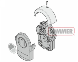 Sommer Behuizing voor besturing Pro+ Art nr. 104749 (SE)