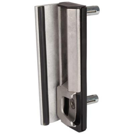 Veiligheidsslotvanger RVS voor poortprofiel 60-80 mm - slagplaat aluminium Art. nr. SHKLALUMQF2L prijs per Stuk(s) excl. BTW