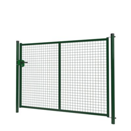Enkele tuinpoortset met gaasvulling 2000x1500 - RAL6005 Art. nr. TPS6005200150S prijs per Set excl. BTW