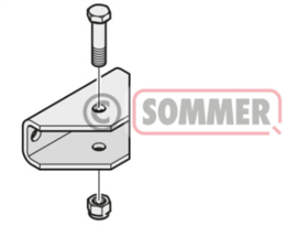 Sommer Paalbeslag standaard Twist XL Art nr. 103305  (SE)