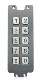 Entrya Toetsenbord RVS voor KP10/KP-ES4 Art nr. 103175  (SE)