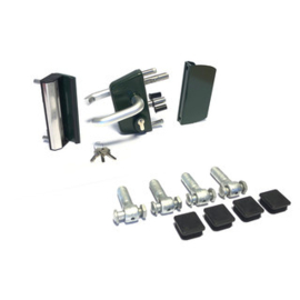 Slotset Ral 6009 tbv dubbele TPTDM - 90° - Exclusief grondgrendel Art. nr. SLOTS6009DP90GI prijs per Stuk(s) excl. BTW