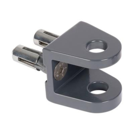 Bolton opschroefbaar U-oor - aluminium en gecoat RAL7016 Art. nr. BOLTONU16QF701602 prijs per Stuk(s) excl. BTW