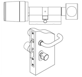 KEElock elektronisch slot Motion ontvanger Art nr. 104813  (SE)