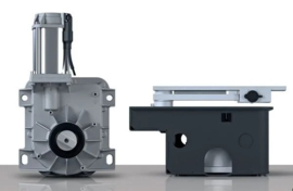 Ditec  CUBIC6H  Ondergrondse Elektromechanische aandrijving CUBIC6H 24v, blokkerend, vleugels tot 3,5m  (HO)