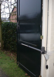 Quiko neo 600 op garagedeuren, zonder muurbeugels. Art. 0600  (QU)