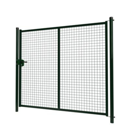 Enkele tuinpoortset met gaasvulling 2000x1800 - RAL6009 Art. nr. TPS6009200180S prijs per Set excl. BTW