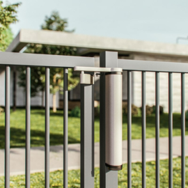 Locinox VENUS-S-9005~~Art. nr. P00017436-9005    P00017436-9005 - Gemotoriseerde poortsluiter voor draaipoorten-zwart (HO)