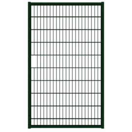 Tuinpoortvleugel 1200x2000 mm met dubbelstaafmatvulling - RAL6009 Art. nr. TPTDM6009120200  prijs per Stuk(s) excl. BTW