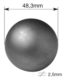 SPM48~~HOLLE STALEN BOL 48,3MM.