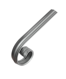 Grande Forge DR35 eindkrul handgreep behorend bij MC 305 44x14 mm Art. DR35